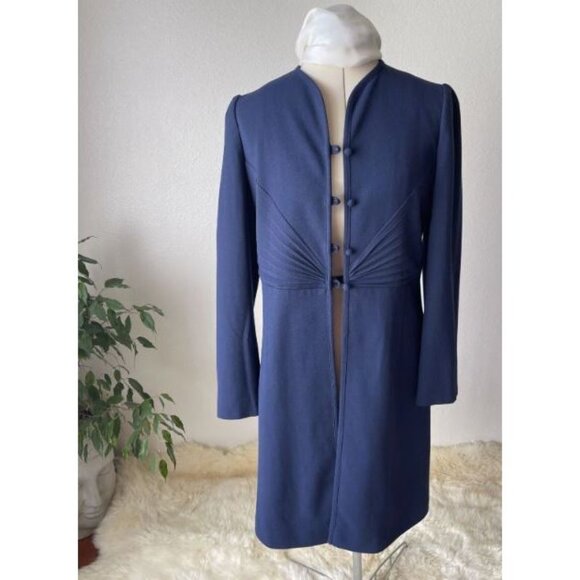 SOLD Vintage Valentino Long Jacket / Coat US Size 10 - Picture 1 of 7
